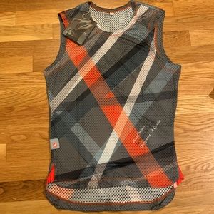 New Men's Castelli Sleeveless Baselayer chat 111 1.81 NWT Size 41 size Large